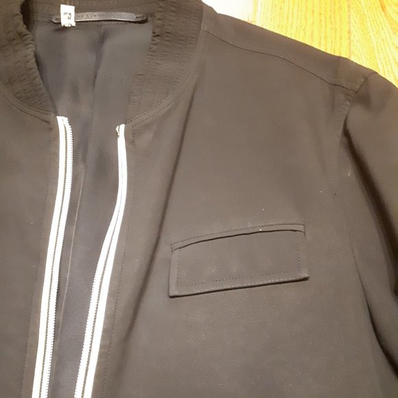 Kris Van Assche SS14 Zipped Blouson Jacket Black Small (46) - Picture 3 of 8